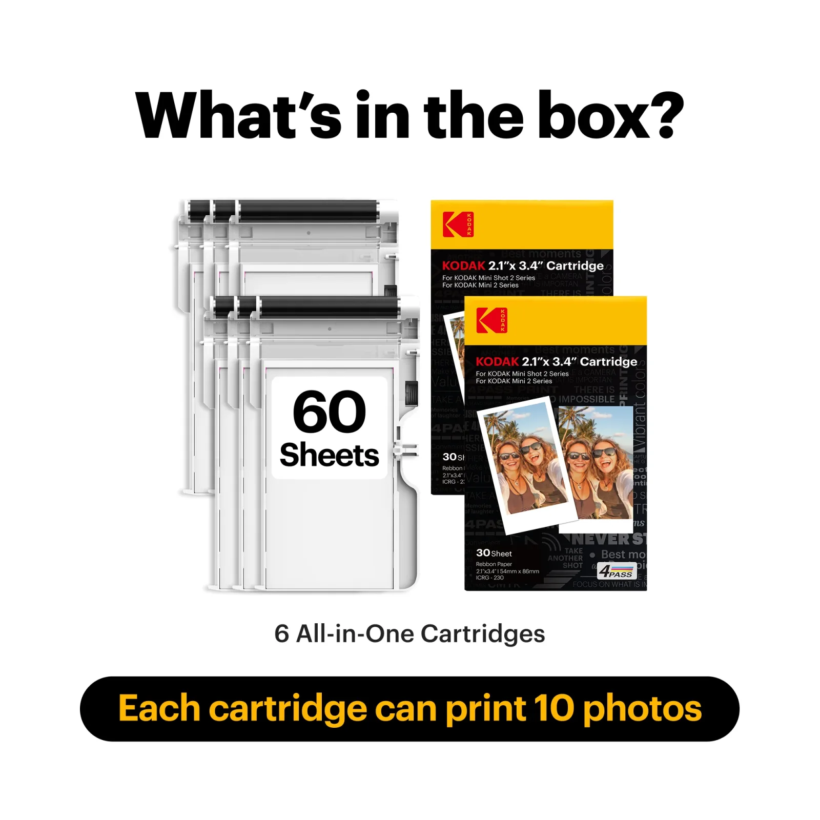 Kodak 4PASS 2,1 x 3,4 - Cartouche Mini 2 - vue 4
